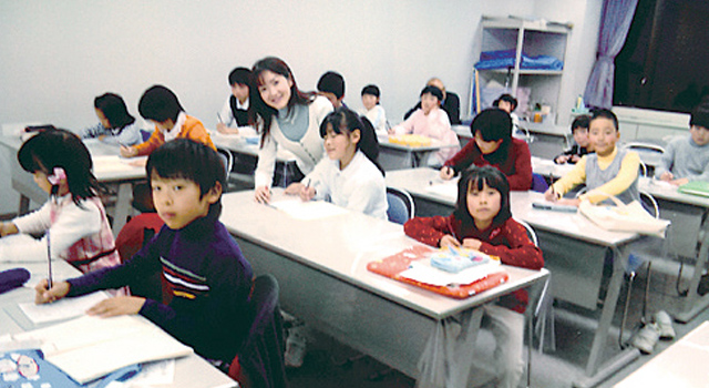 ペン習字教室の様子