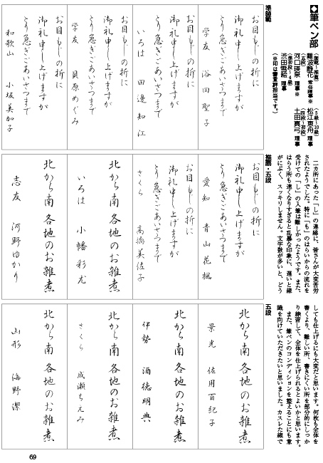 ペンの光 筆ペン部の作品